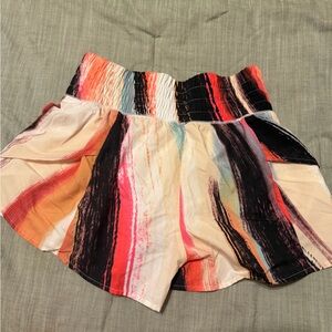 CALIA by Carrie Underwood Multicolor High Waist Shorts